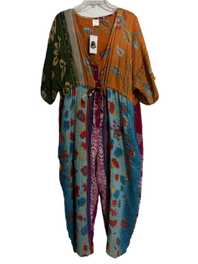 NWT Kantha Romper/Jumpsuit w/ Pockets